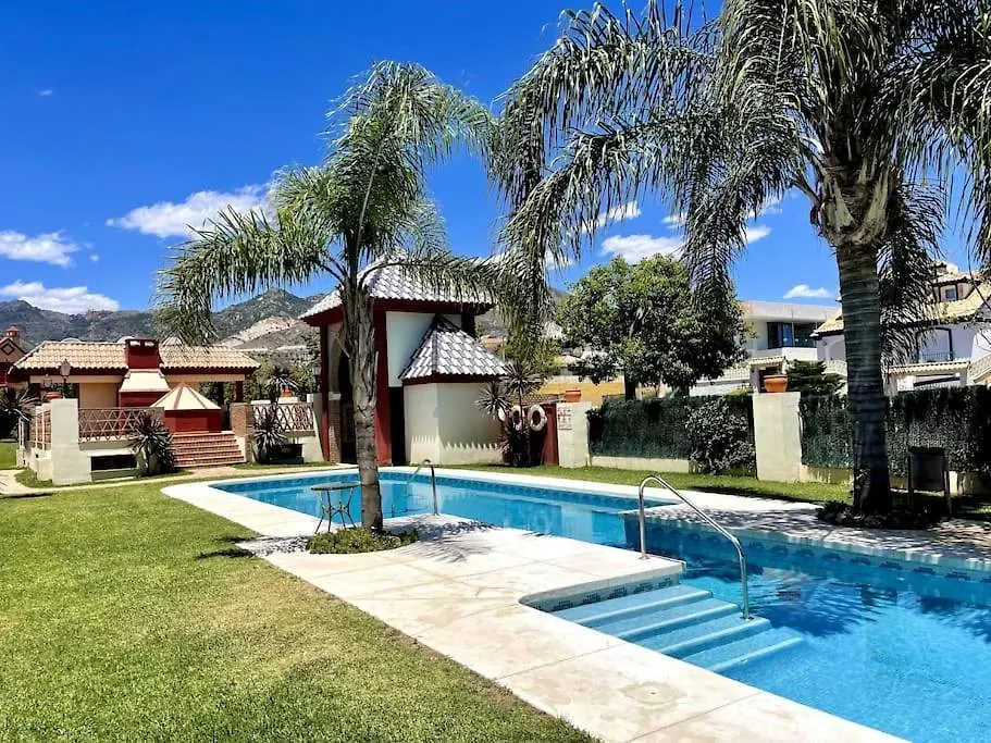 Family Villa In Private Urbanisation With Large Community Pool Benalmadena Spain